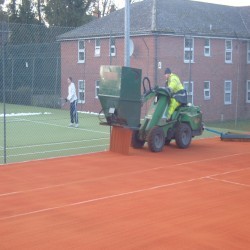Synthetic Clay Tennis Courts in Newton 5