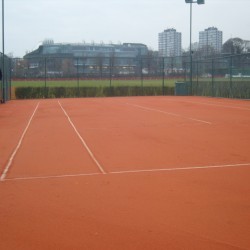 Artificial Clay Court Maintenance in Newton 3