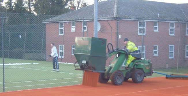 Artificial Clay Court Maintenance in Upton